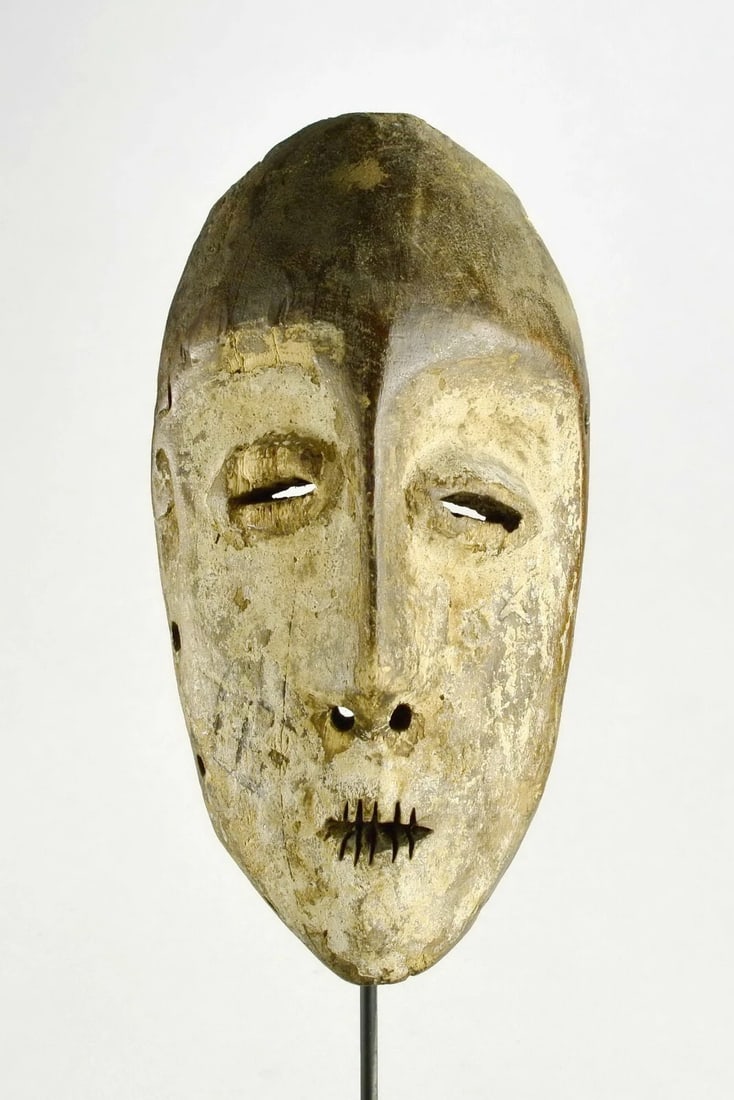 LEGA idimu Wood Mask Cult of the Bwami Congo DRC African Tribal Art 1126 (1 of 10)