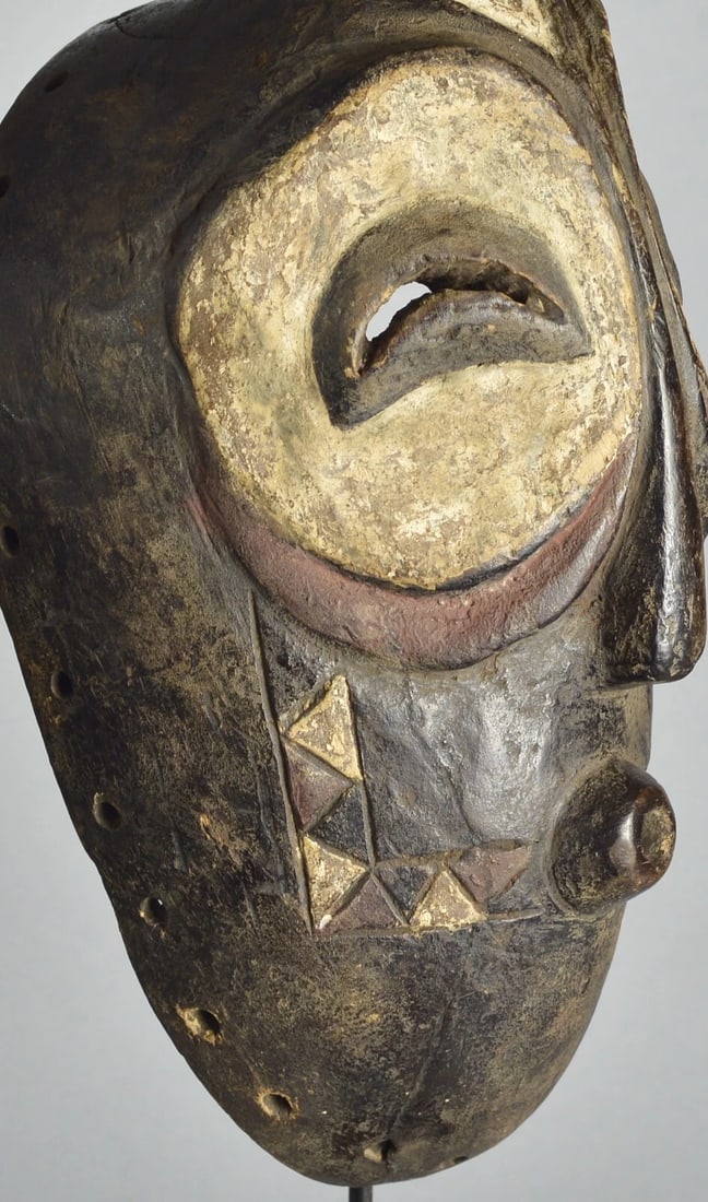 Rare & Beautiful GOMA mask Congo DRC Bembe African Tribal Art 1757 - 9