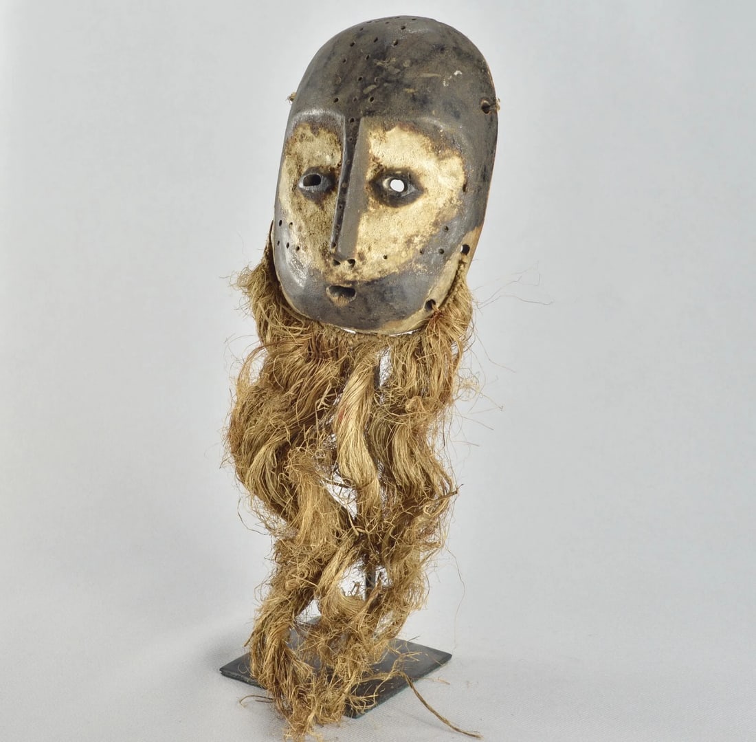 Cute LEGA Lukwakongo Mask Bwami Congo DRC African Tribal Art 1510 - 3