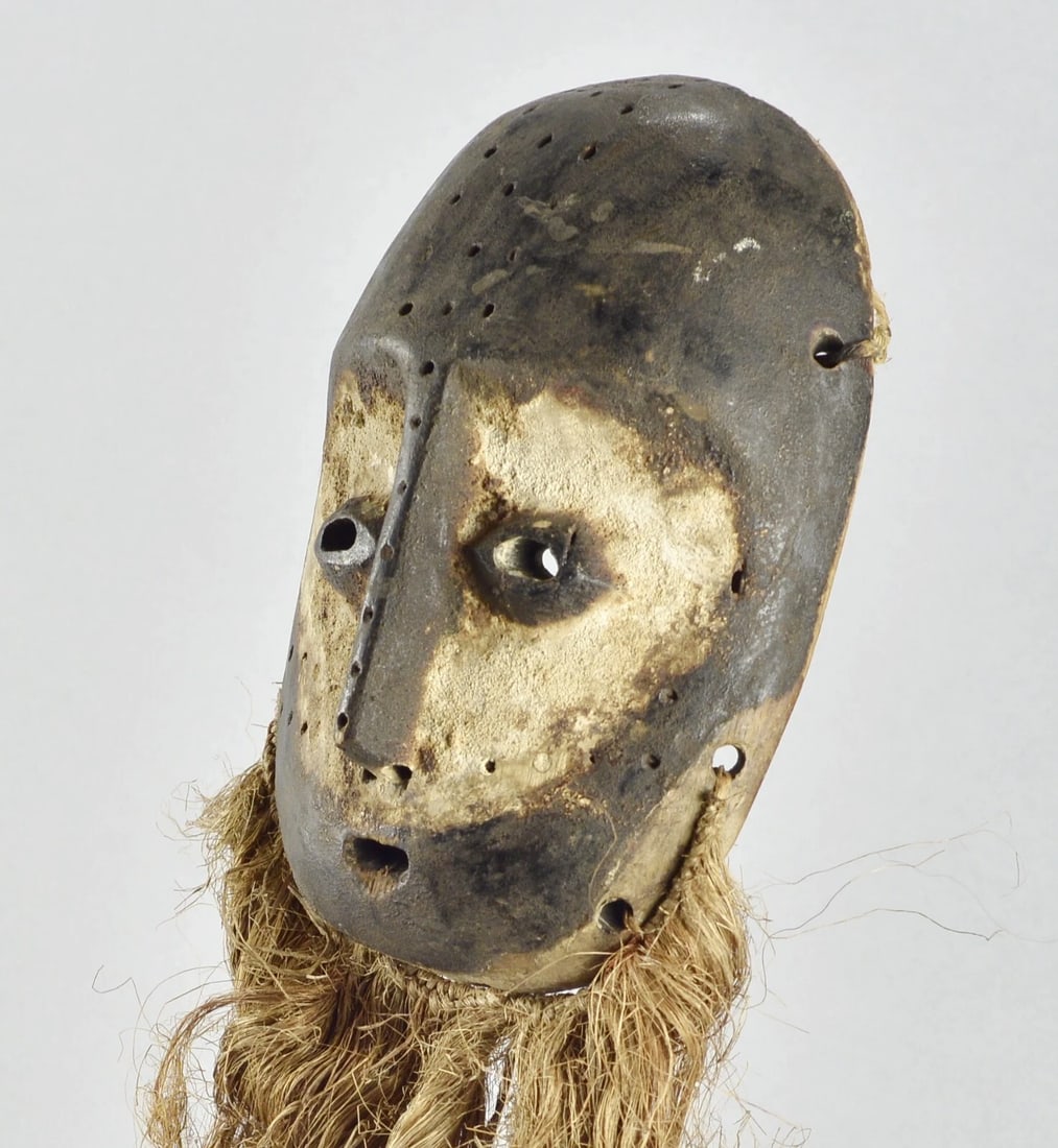 Cute LEGA Lukwakongo Mask Bwami Congo DRC African Tribal Art 1510 - 4