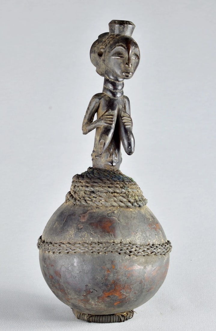 LUBA Rare Calabash KABWELULU Figure Statue Sculpture African Tribal Art MC 1899 - 8