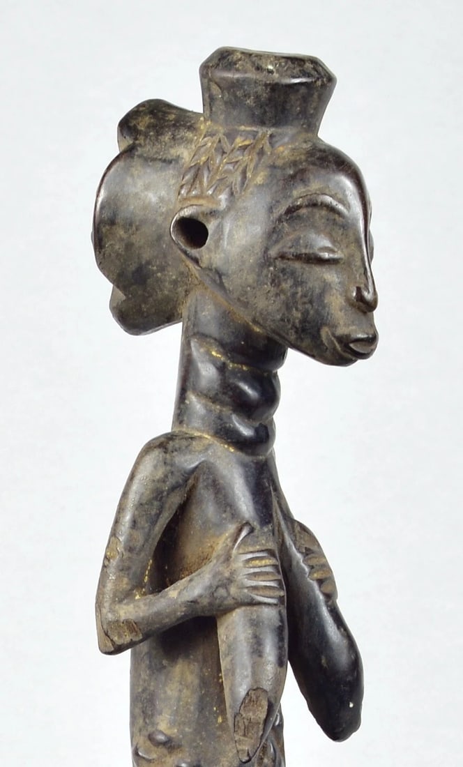 LUBA Rare Calabash KABWELULU Figure Statue Sculpture African Tribal Art MC 1899 - 9