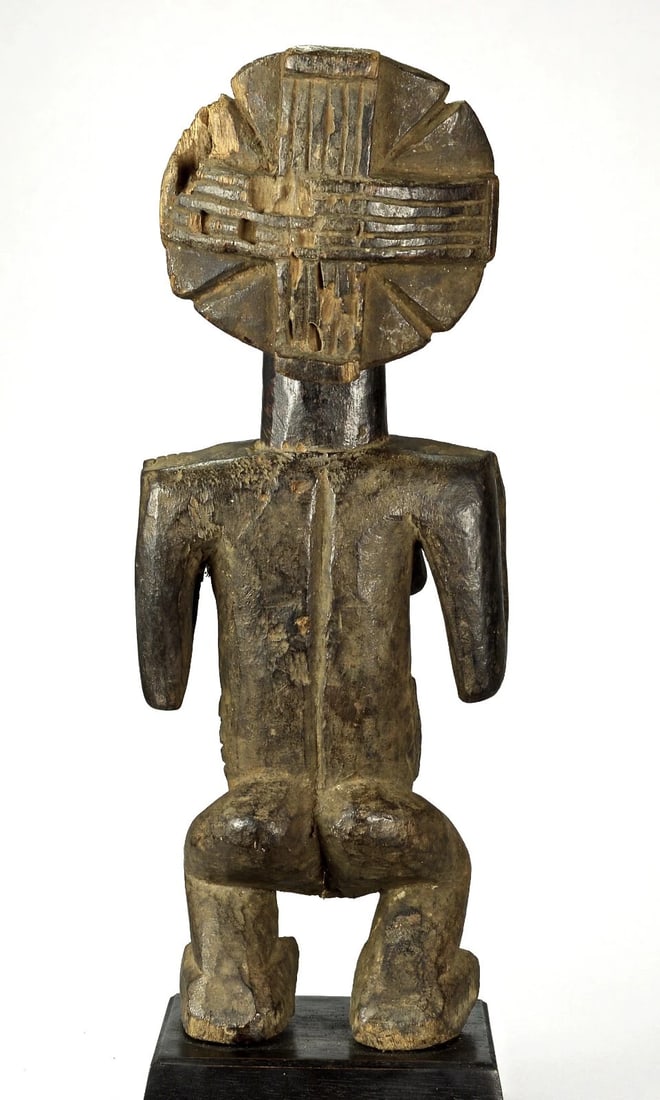 Large LUBA Classical Cult Figure Statue Congo DRC African Tribal Art 1329 - 13