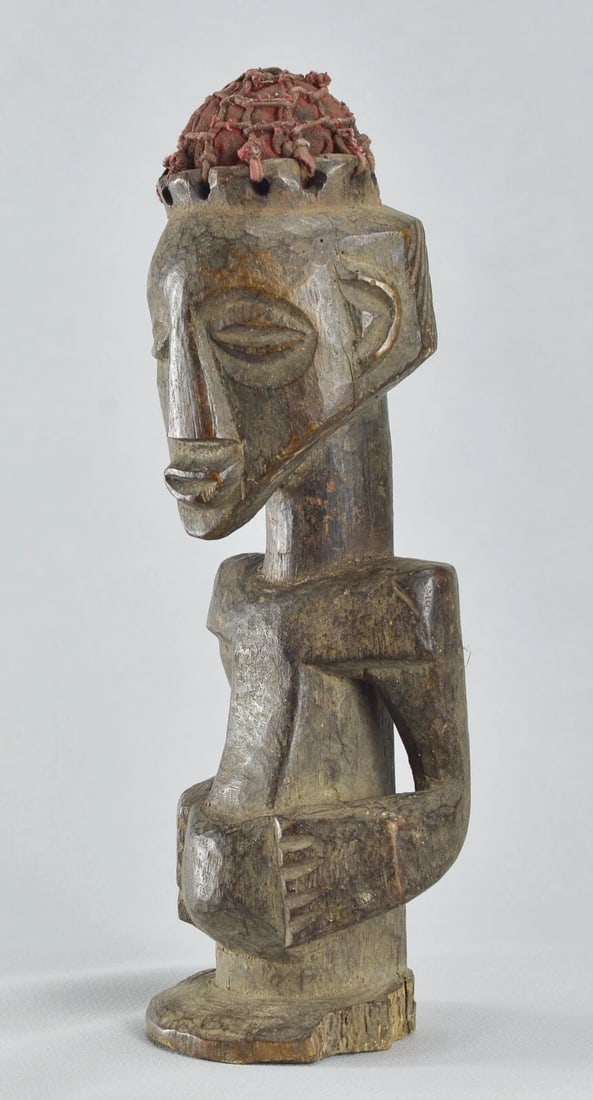 KUSU Kakudji magical Figure Congo DRC African Tribal Art Statue Sculpture 1848 - 6