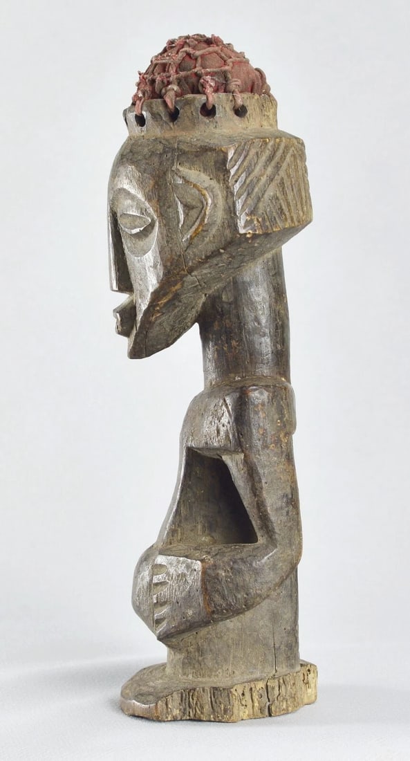 KUSU Kakudji magical Figure Congo DRC African Tribal Art Statue Sculpture 1848 - 7