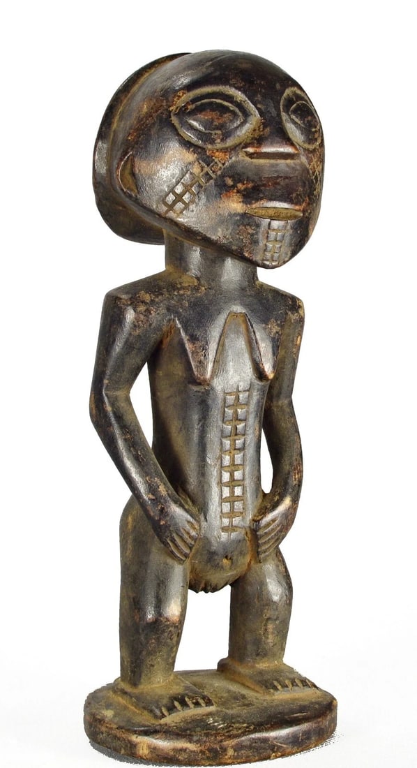 Cute TABWA ancestor figure statue Congo Drc African sculpture Tribal Art 1471 - 2
