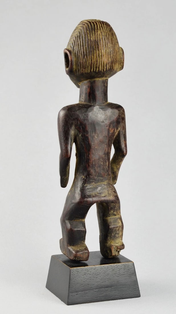 Congo Drc NIce Anthropomorphic NGBAKA wooden Figure African Tribal Art 2082 - 7