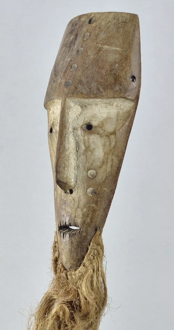 Lega idimu Wooden Mask Bwami Cult Congo Drc Zaire African Tribal Art mc1904 (1 of 9)