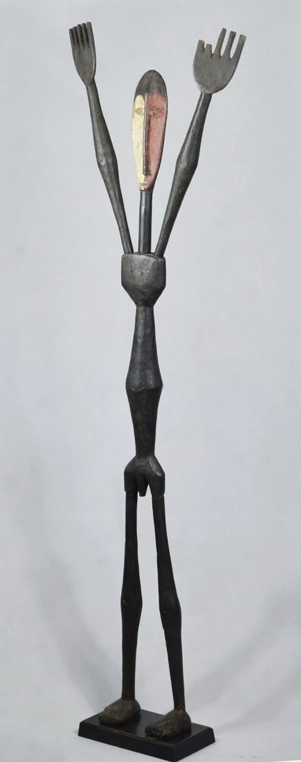 Large LENGOLA 65 inches figure Statue African Tribal Art Africain Congo MC1877 - 4