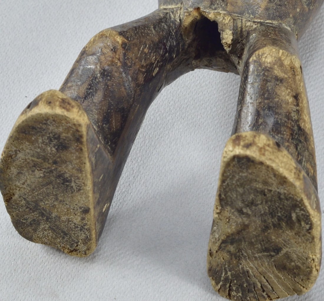 LEGA anthropomorphic figure Kakulu statue Bwami Congo African Tribal Art MC 1841 - 12