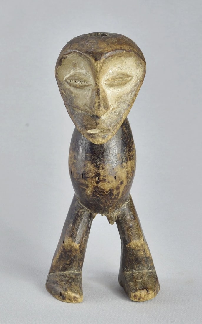 LEGA anthropomorphic figure Kakulu statue Bwami Congo African Tribal Art MC 1841 - 2