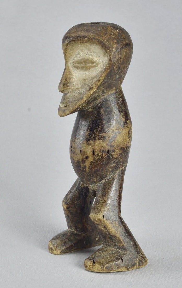 LEGA anthropomorphic figure Kakulu statue Bwami Congo African Tribal Art MC 1841 - 3
