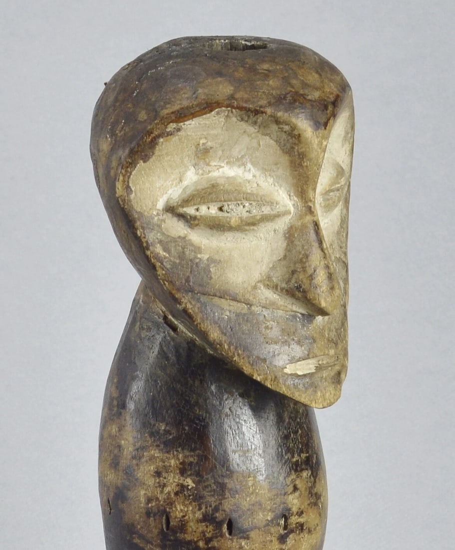 LEGA anthropomorphic figure Kakulu statue Bwami Congo African Tribal Art MC 1841 - 4