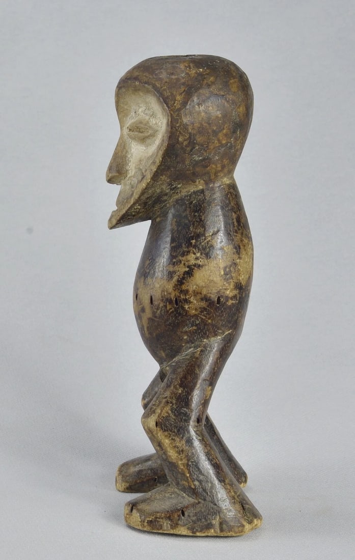 LEGA anthropomorphic figure Kakulu statue Bwami Congo African Tribal Art MC 1841 - 7
