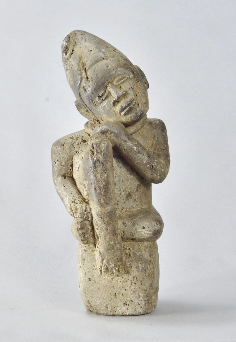 Bakongo Ntadi superb stone figure statue African Tribal Art MC2022 - 6