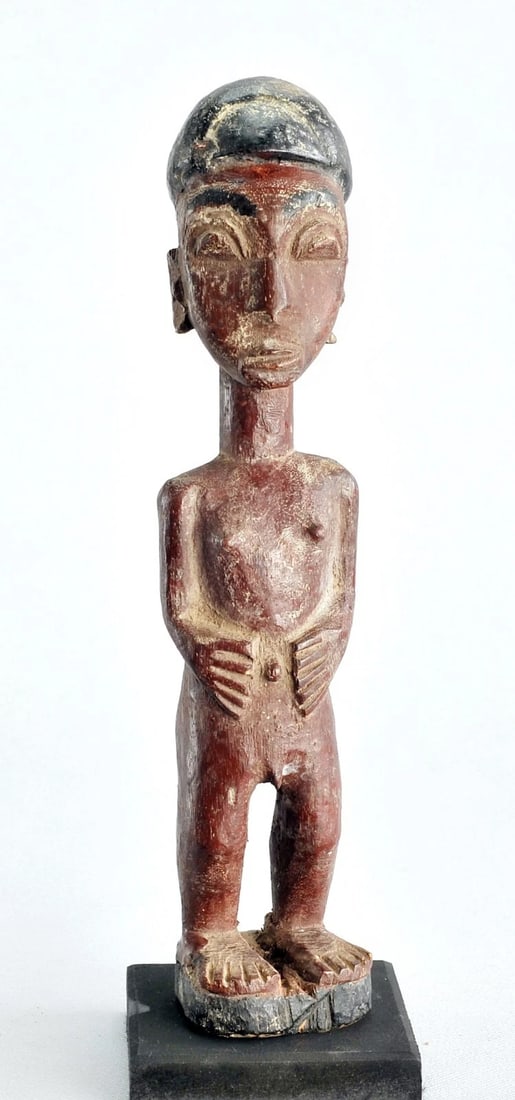 West Africa BAULE Cute figure statue sculpture African Art Baoule 1013 - 3