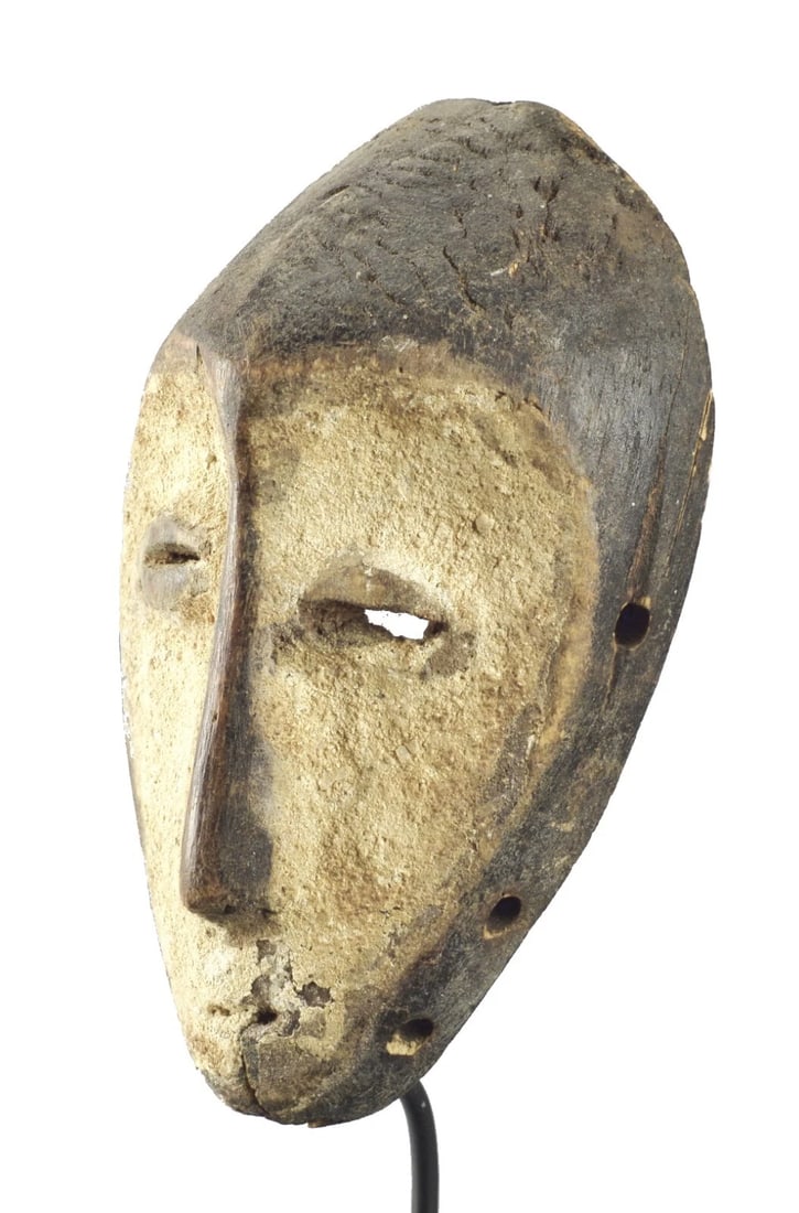 Cute LEGA Lukwakongo Wood Mask Bwami Congo DRC African Tribal Art 1194 - 4