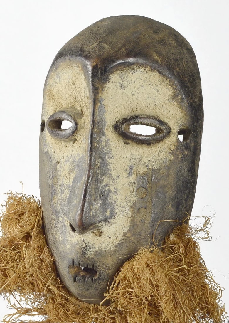 Cute LEGA Lukwakongo Mask Cult of the Bwami Congo DRC African Tribal Art 1566 - 5