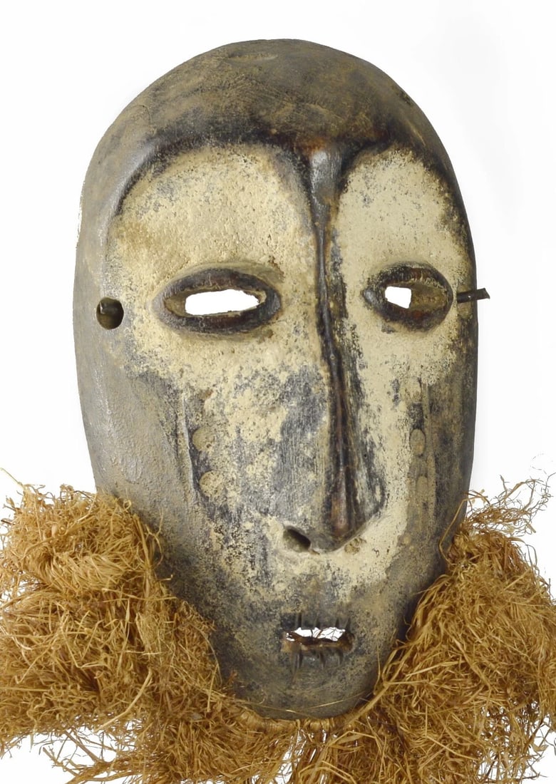 Cute LEGA Lukwakongo Mask Cult of the Bwami Congo DRC African Tribal Art 1566 - 6