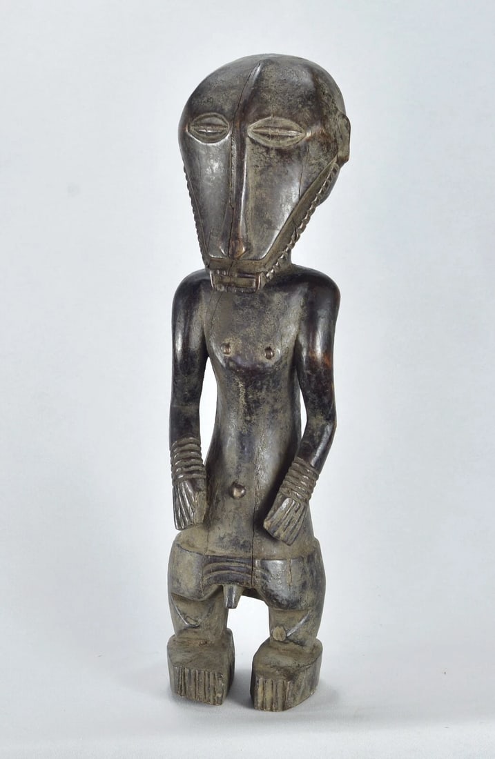 Large BASIKASINGO Ancestor Figure Congo Sikasingo Kasingo Statue Pre Bembe 1723: Title: Large BASIKASINGO Ancestor Figure Congo Sikasingo Kasingo Statue Pre Bembe 1723 Description: CONGO DRC Beautiful BASIKASINGO Ancestor Figure Mizi or Mizimu The Basinkasingo live in eastern Cong