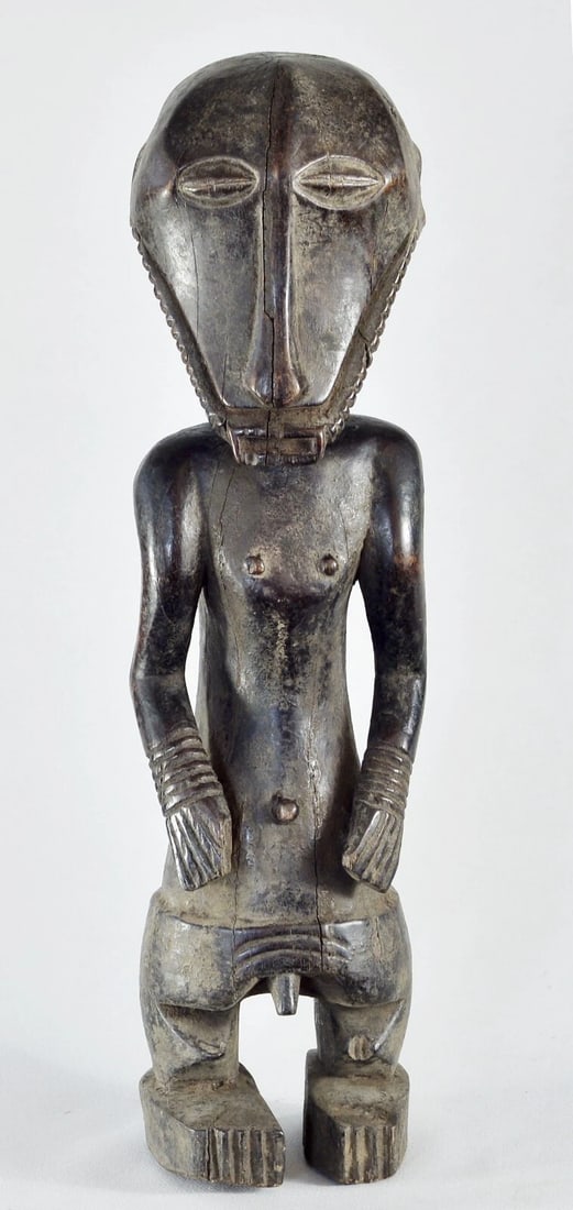 Large BASIKASINGO Ancestor Figure Congo Sikasingo Kasingo Statue Pre Bembe 1723 - 3