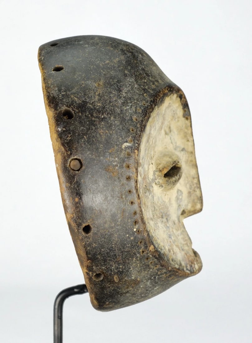 LEGA Wood idimu Mask Bwami Cult Congo Zaire DRC African Tribal Art 1120 - 7