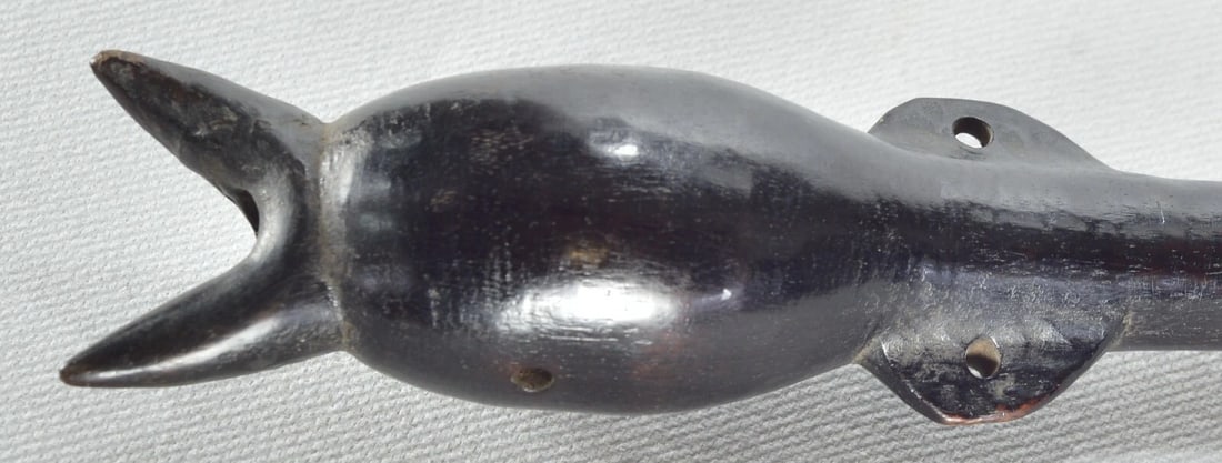 Large Whistle flute Burkina Faso Gurunsi or Mossi Bwaou Nuna flûte african 1800 - 9