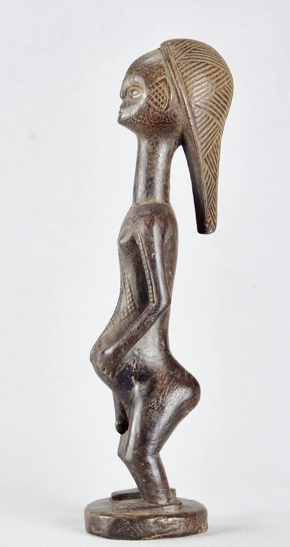 Nice TABWA ancestor figure statue Congo Drc African sculpture Tribal Art 1861 - 6