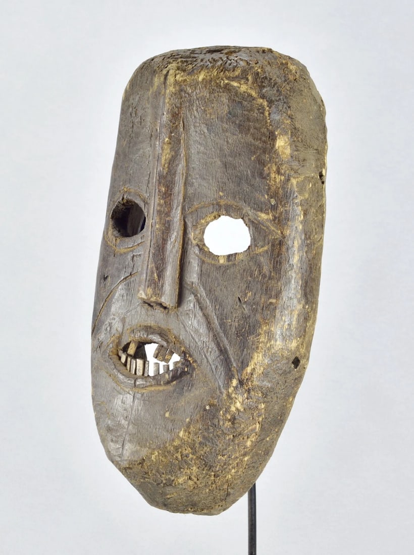 Large mask KOMO KUMU or neighboring people Congo Drc African Tribal Art MC2021 - 3