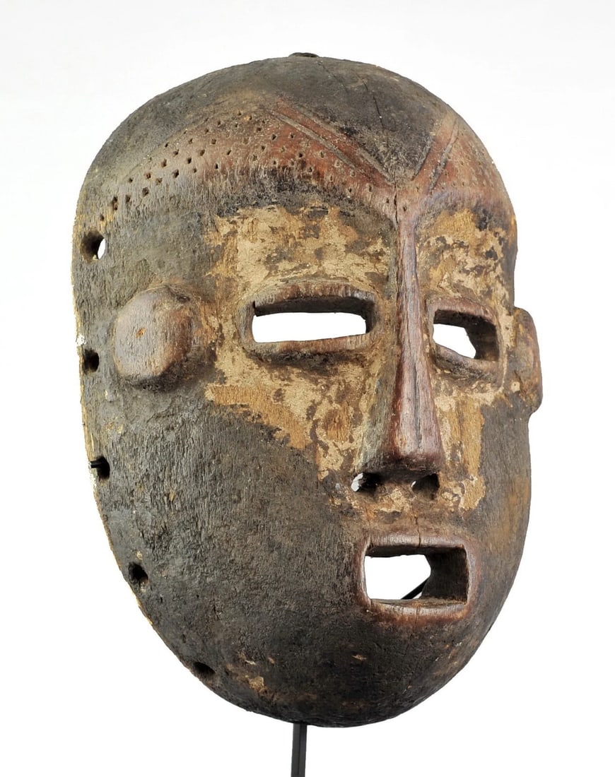 Large LEGA Bwami cult wooden Face Mask Congo Drc Warega African Tribal Art 1077 - 2