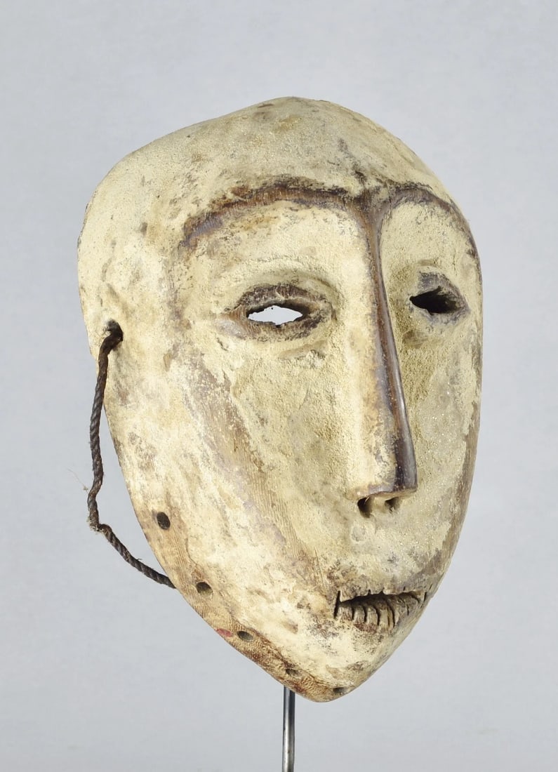 Powerful Lega idimu Wooden Mask Bwami Congo Drc Zaire African Tribal Art mc 1844 - 2