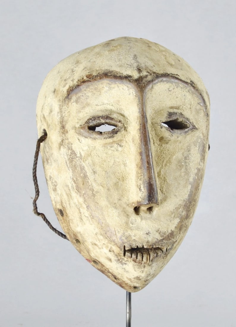 Powerful Lega idimu Wooden Mask Bwami Congo Drc Zaire African Tribal Art mc 1844 - 4