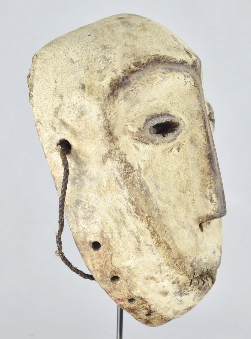 Powerful Lega idimu Wooden Mask Bwami Congo Drc Zaire African Tribal Art mc 1844 - 6