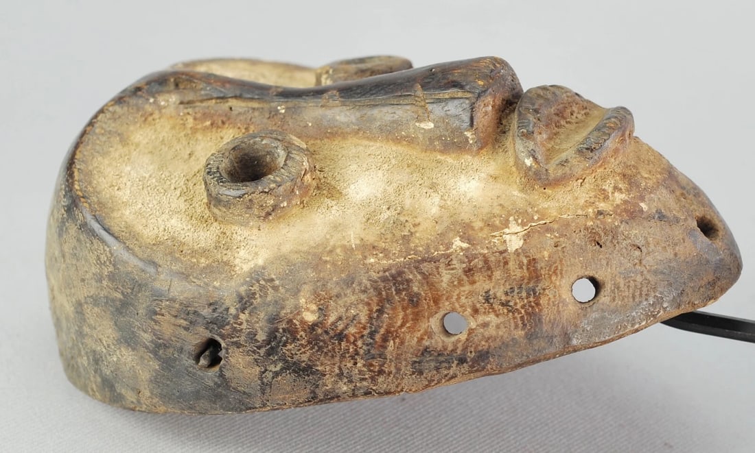 LEGA Nice idimu Mask cult of the Bwami Congo Drc African Tribal Art 1076 - 11