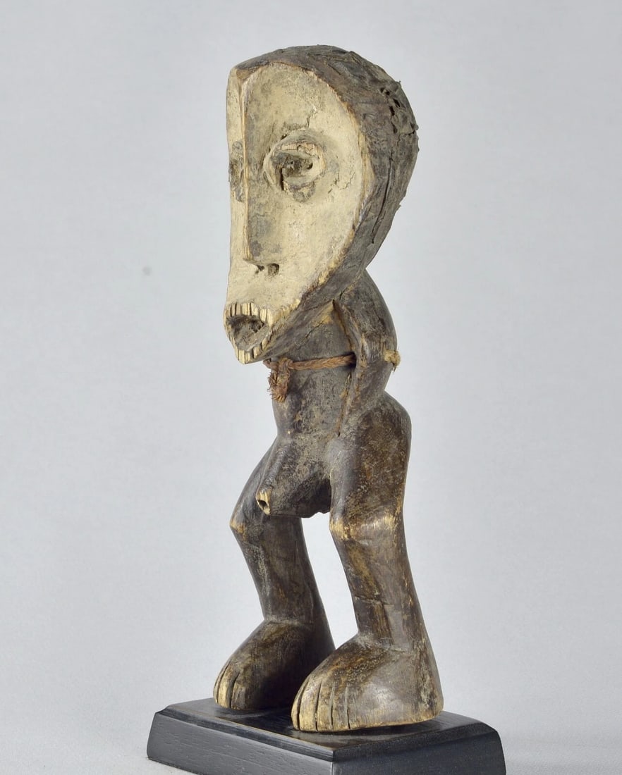 LEGA anthropomorphic figure Kakulu statue Bwami Congo African Tribal Art MC 1719 - 2