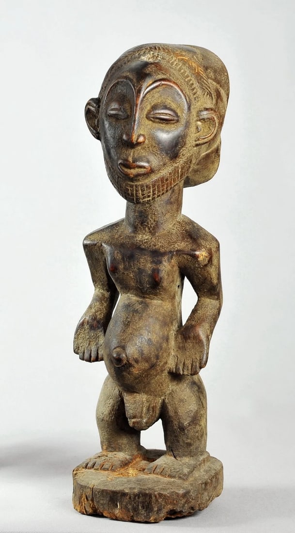 HEMBA Singiti Ancestor Figure Congo African Tribal Art Statue Sculpture 1340 - 4