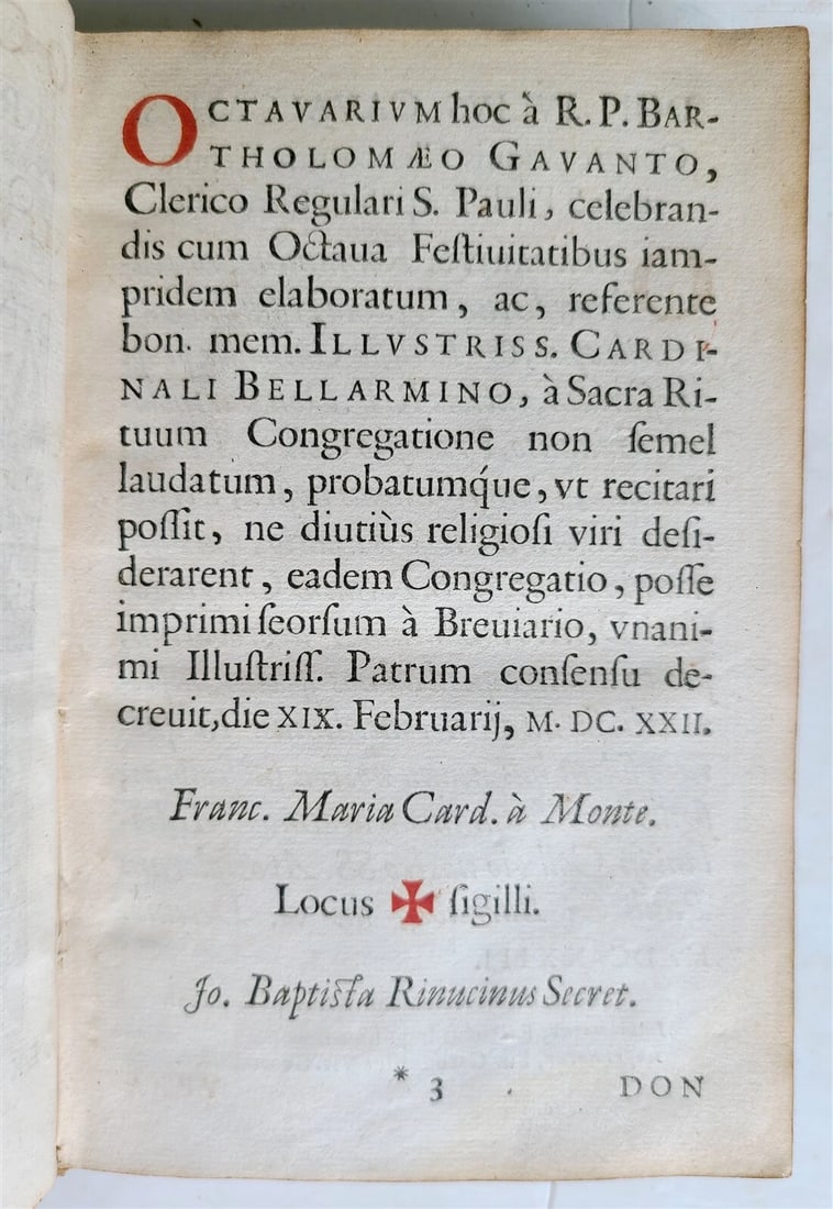 1661 PLANTIN PRESS Octavarium Romanum antique - 4
