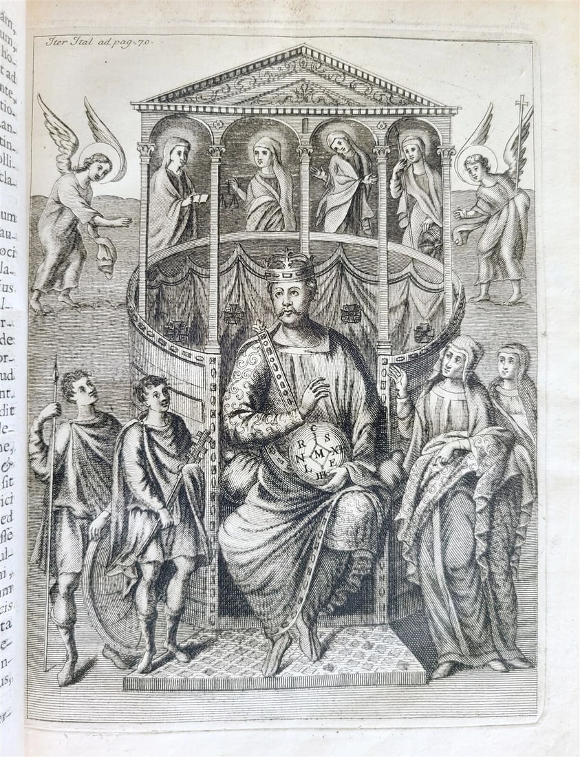 1687 MUSEUM ITALICUM ILLUSTRATED antique VELLUM BINDING vol. I: Title: 1687 MUSEUM ITALICUM ILLUSTRATED antique VELLUM BINDING vol. I Description: [Italy]. Mabillon, J. Museum Italicum seu collectio veterum scriptorum ex bibliothecis italics. Volume I only (of 2)