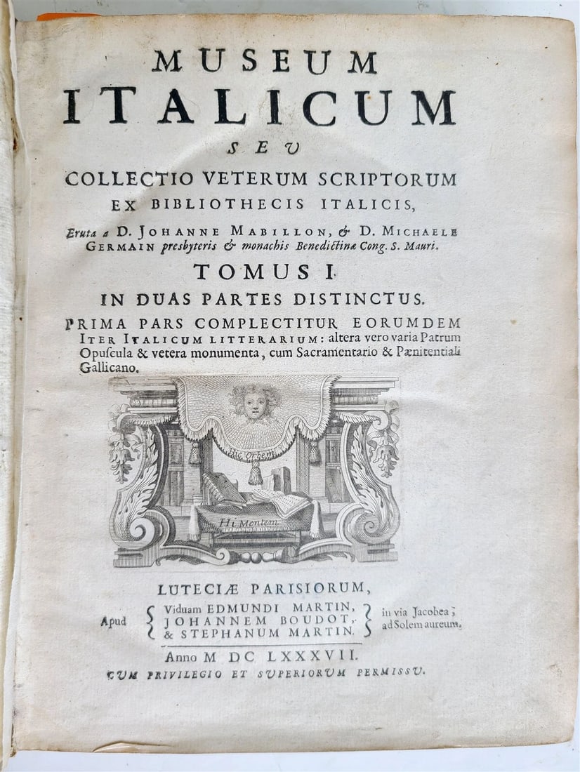 1687 MUSEUM ITALICUM ILLUSTRATED antique VELLUM BINDING vol. I - 2