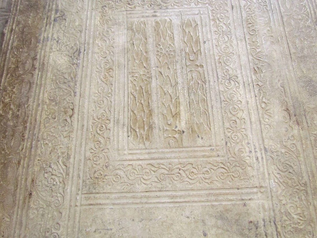 1640s ANTIQUE BLINDSTAMP PIGSKIN FOLIO ANTONINI DIANA Resolutionum Moralium - 7