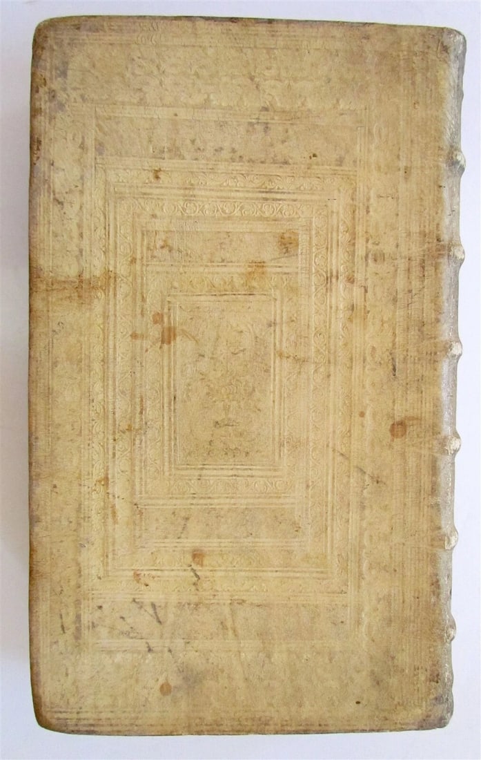 1668 PIGSKIN BOUND antique FOLIO BIBLE COMMENTARY by MATTHEW POLO Vol. 2 - 2