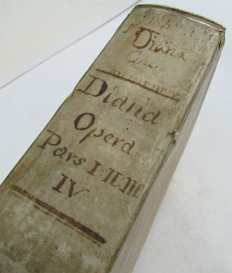 1654 VELLUM BOUND ANTIQUE FOLIO Antonini Diana Panormitani Resolutiones Morales - 2