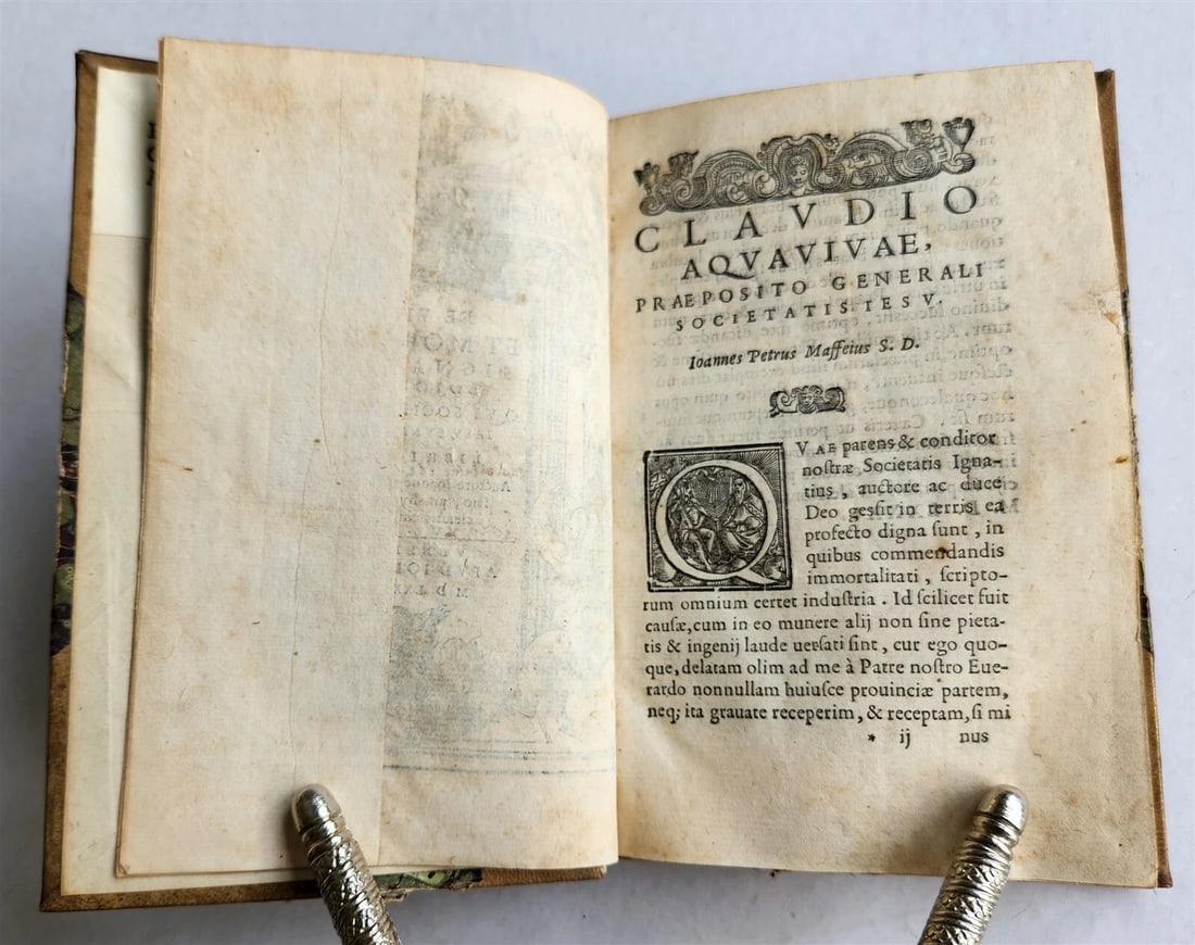 1585 IGNATII LOYOLA BIOGRAPHY antique De vita et moribus Ignatii Loiolae 16th C. - 7