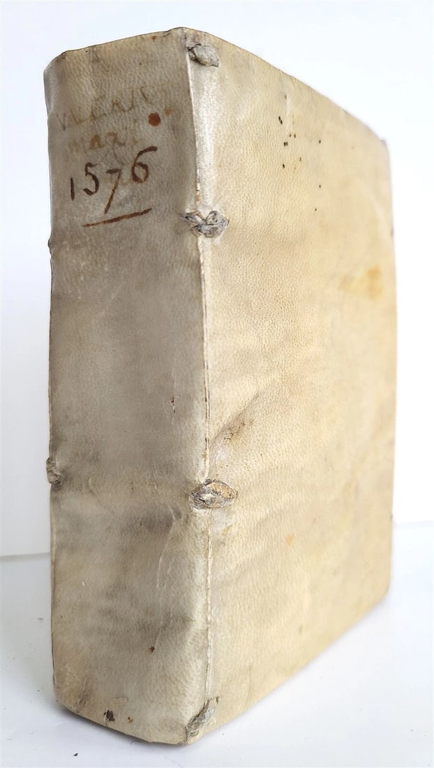 1576 VALERII MAXIMI Dictorum factorumque memorabilium antique VELLUM BINDING - 2