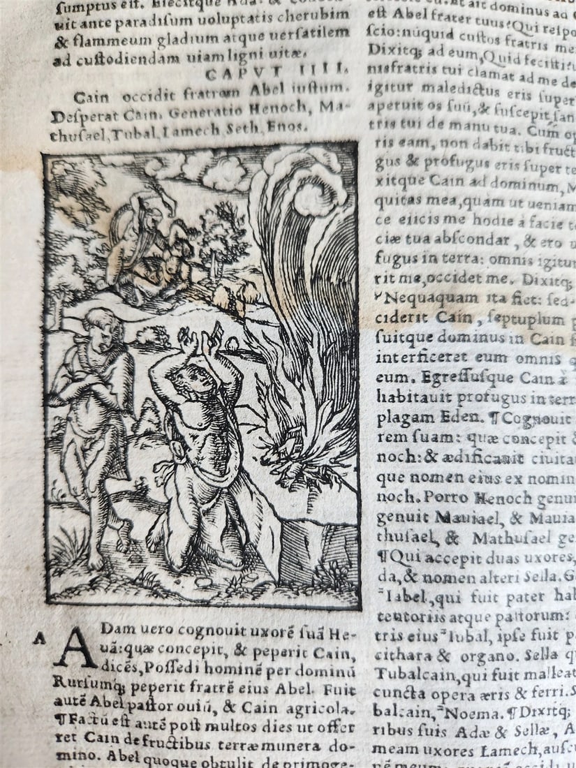 1541 BIBLE in LATIN antique rare BEAUTIFULLY ILLUSTRATED - 5