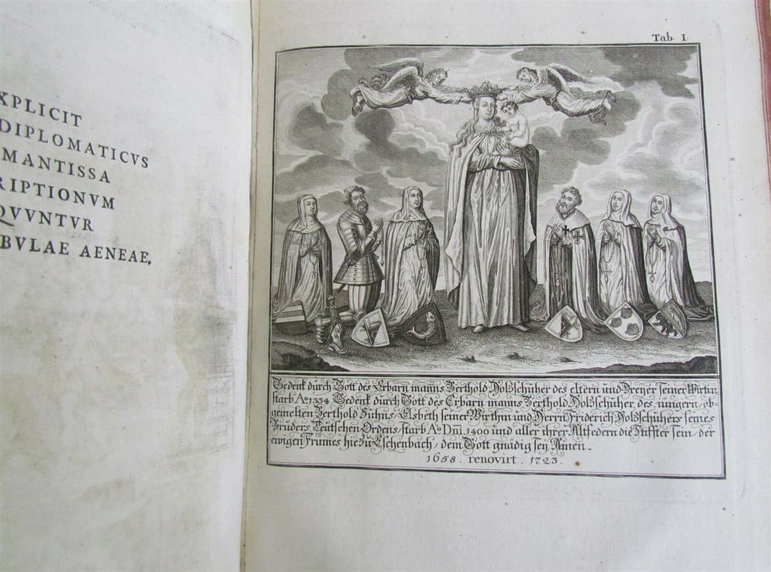 1755 ILLUSTRATED ANTIQUE FOLIO Historia Genealogica Holzschuherorum by Gatterer - 7