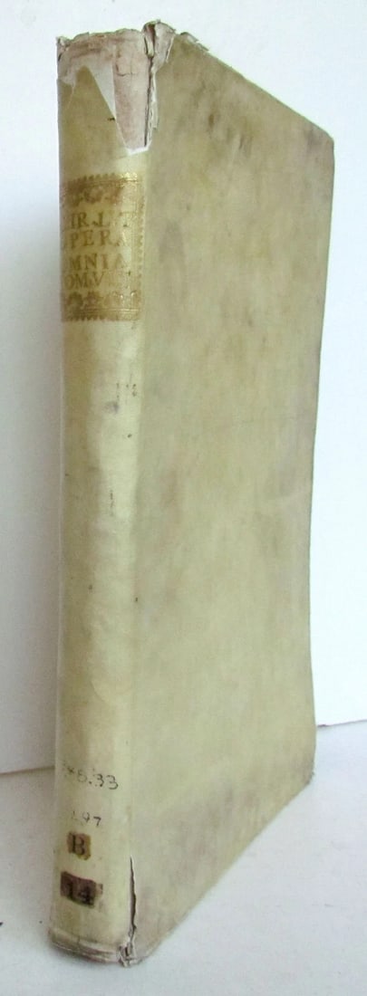 1727 VELLUM BOUND ANTIQUE FOLIO DIVINUM AC IMMOBILE SANCTI PETRI C. LUPUM VENICE - 4