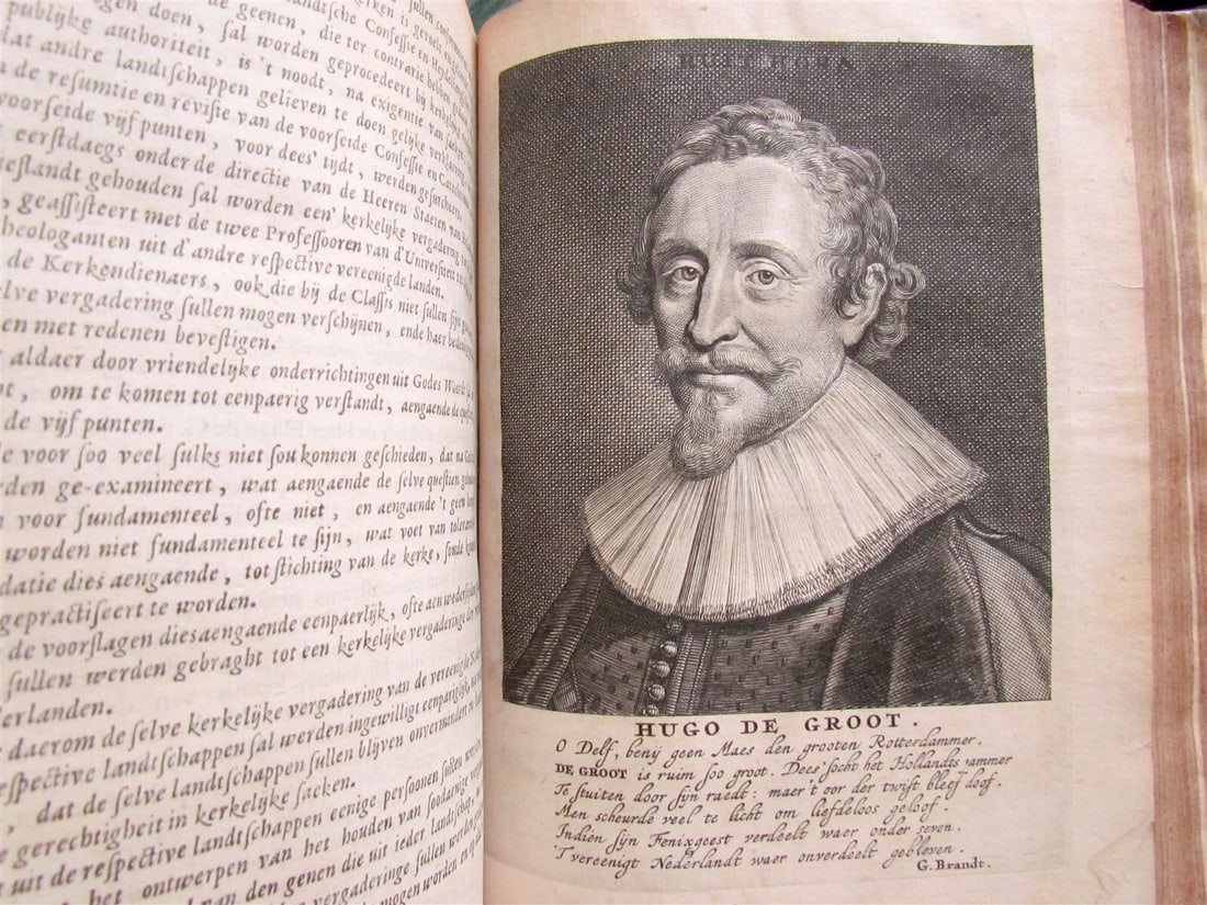 1674 HISTORY of REFORMATION by G. BRANDT 4 VOLUMES VELLUM antique ILLUSTRATED - 8