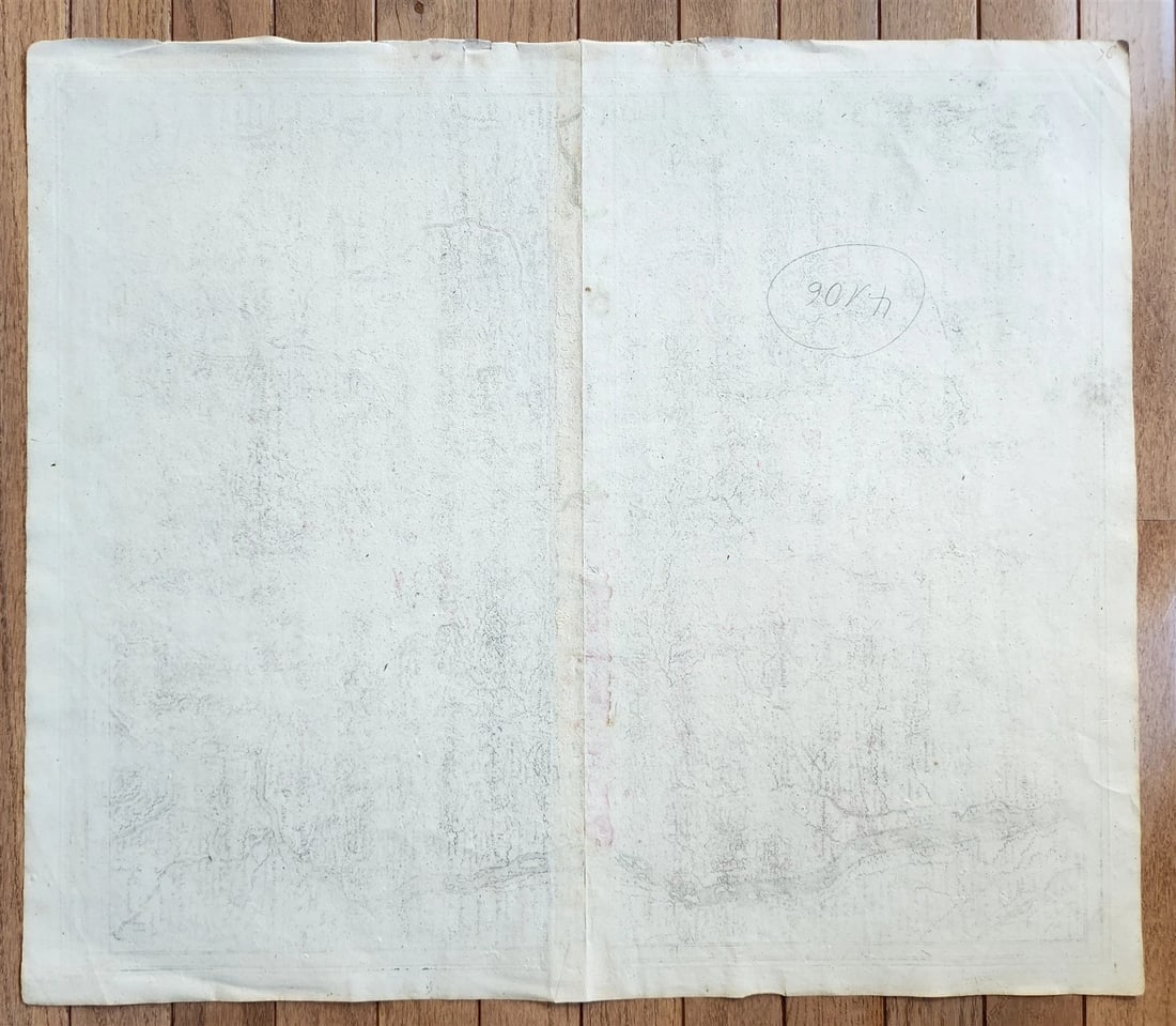 1730s Breisgau Germany antique MAP antique PROVINCIA BRISGOVIAE Matthias Seutter - 8