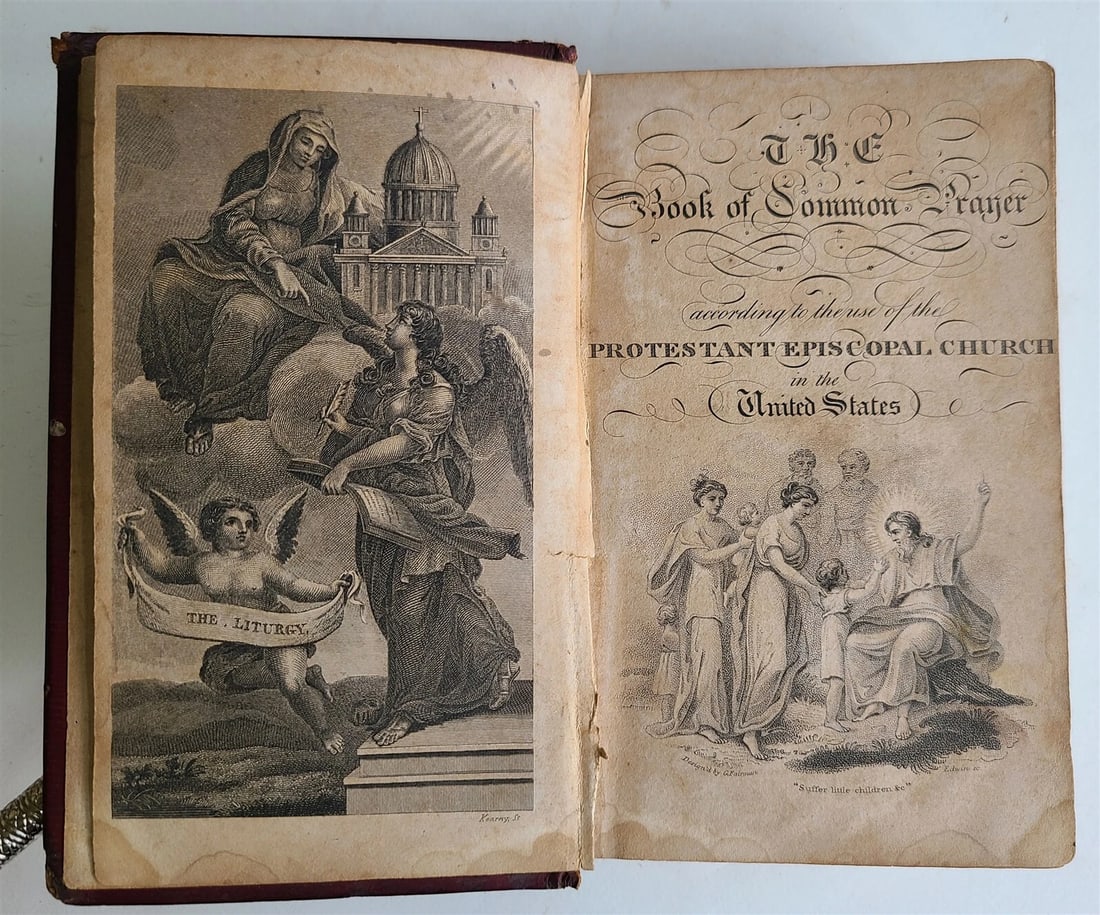 1815 BOOK of COMMON PRAYER & PSALTER in ENGLISH antique BALTIMORE Americana - 4